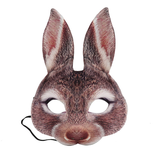 Máscara de Conejo Carnaval Mascarada EVA Media Cara Animal