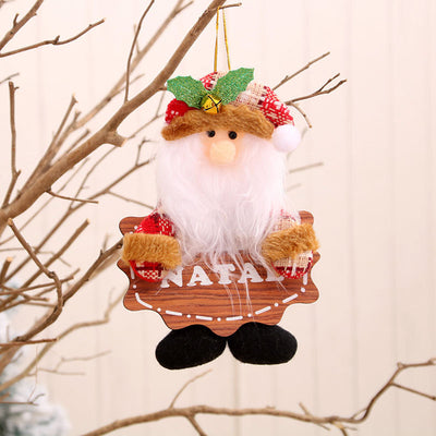 Campanas Navideñas de Tela y Madera - Adornos Colgantes Pequeños - Image 10
