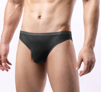 Calzoncillos Transparentes Cintura Baja Seda de Hielo para Hombre - Image 7