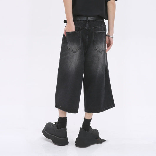 Pantalón Vaquero Recto Desgastado para Hombre - Image 10