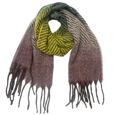 Chal Degradado con Borlas para Mujer - Estilo Europeo y Americano - Image 11