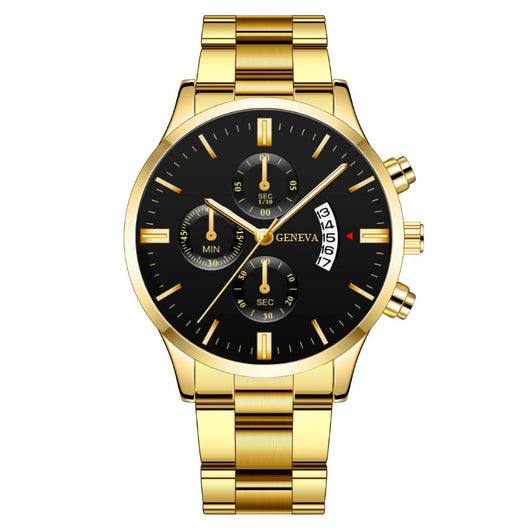 Reloj de Negocios para Hombre con Correa de Acero y Tres Esferas - Image 21