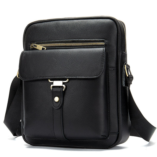Bolso Mensajero de Cuero Vintage para Hombre - Piel Vacuna Premium - Image 7