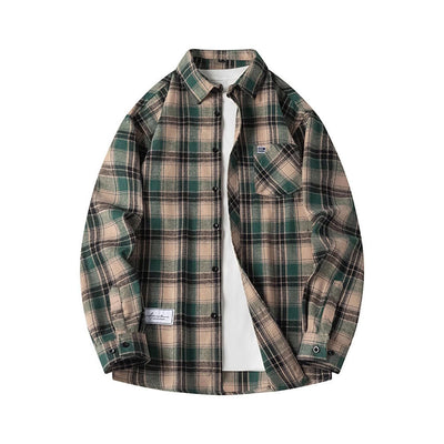 Camisa de Cuadros Manga Larga para Hombre - Marca Americana - Image 4