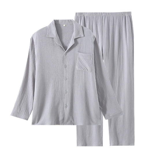 Pijama Holgado Plus Size para Hombre con Mangas Largas - Image 5