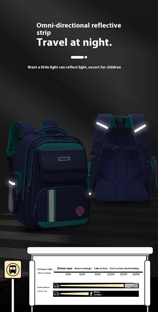 Mochila Escolar Ergonómica de Protección Espinal para Niños - Image 11