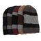 Gorro de Lana Tejido con Clip Diamante y Terciopelo