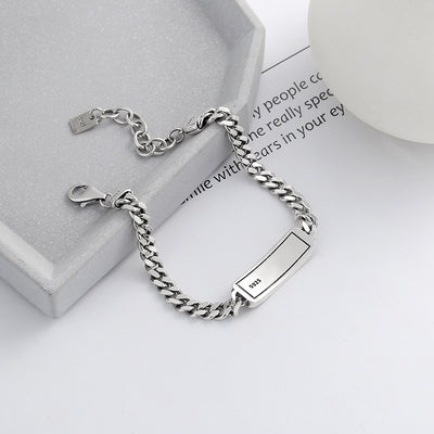 Pulsera de Plata S925 con Diseño Graffiti - Conejo y Osito - Image 6