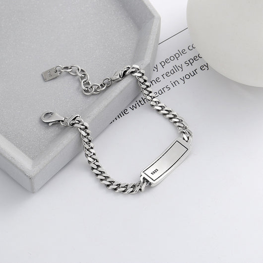 Pulsera de Plata S925 con Diseño Graffiti - Conejo y Osito - Image 6