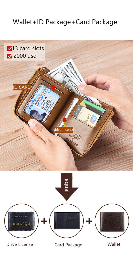 Billetera Antirrobo para Hombre con Protección Antimagnética y Bloqueo de Tarjetas - Image 4