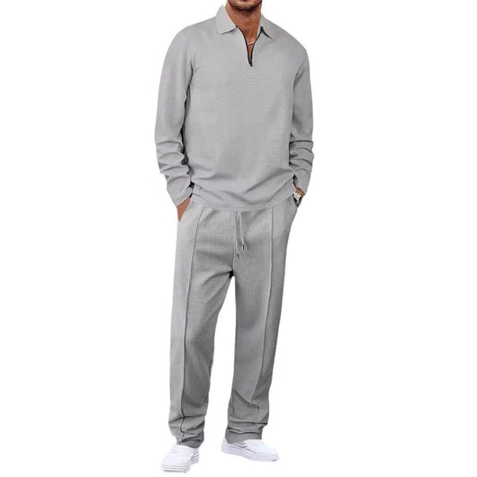 Traje Casual con Cremallera y Solapa - Pantalón Largo de Manga Larga - Image 17