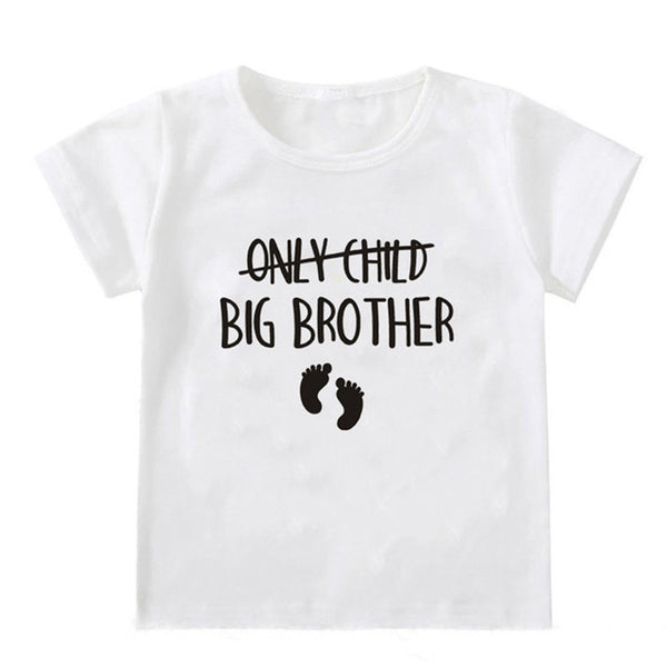 Camiseta Infantil Blanca de Manga Corta Unisex