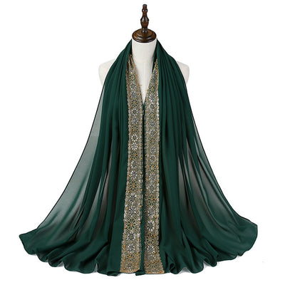 Pañuelo de Encaje con Perlas para Mujer - Elegancia y Estilo - Image 14