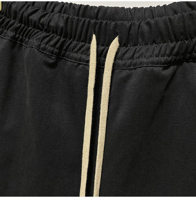 Shorts Holgados con Panel de Encaje y Cordón Ajustable - Image 17