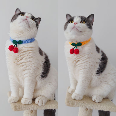 Collar de Lana Tejido a Mano para Gatos - Silencioso y Cómodo - Image 4
