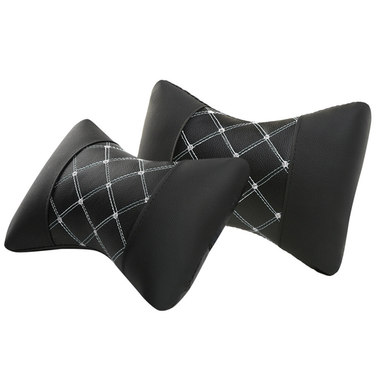 Almohada Cervical Acolchada de Cuero para Auto - Soporte Neck Pillow - Image 12