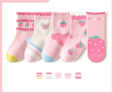 Calcetines de Algodón para Niños y Niñas - Colores Lisos Escolares - Image 16