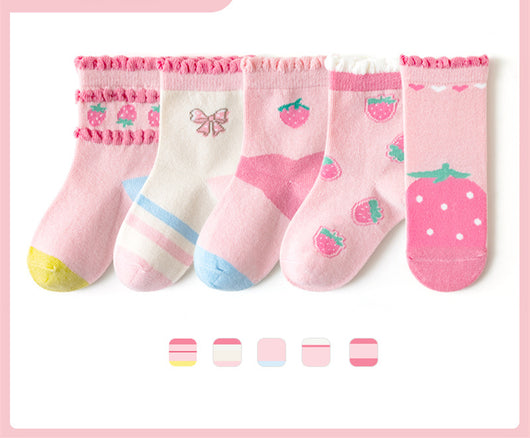 Calcetines de Algodón para Niños y Niñas - Colores Lisos Escolares - Image 16