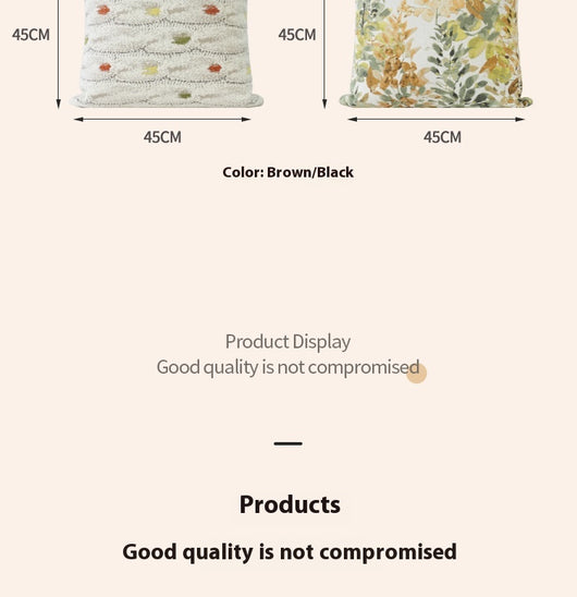 Almohada Decorativa Estilo Nórdico Floral para Sala y Dormitorio - Image 7