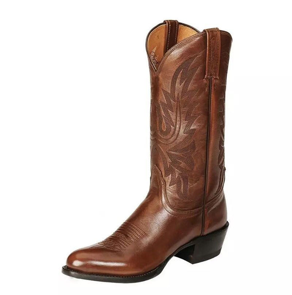 Botas Altas Knight con Tacón Bajo Plano para Mujer