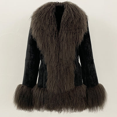 Chaqueta de Lana Gruesa con Acabado Ante - Image 17