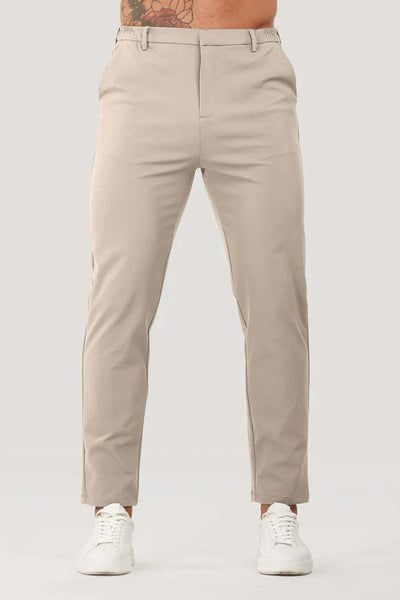 Pantalones de Vestir Casuales Lisos para Hombre - Multiusos Ejecutivos - Image 9