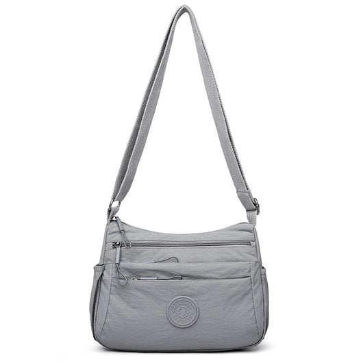 Bolsa Mensajera Casual Ligera Multicompartimento Diseño Simple - Image 6