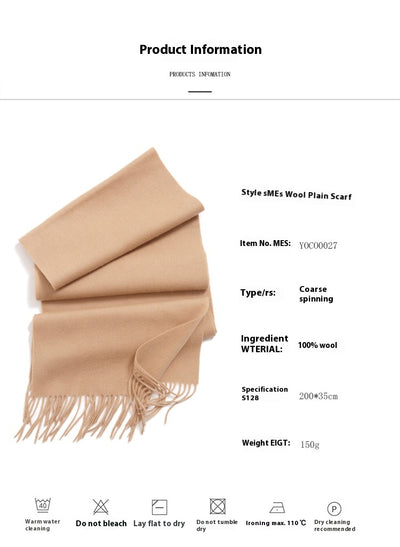 Bufanda de Lana Gruesa Unisex para Otoño e Invierno - Image 56