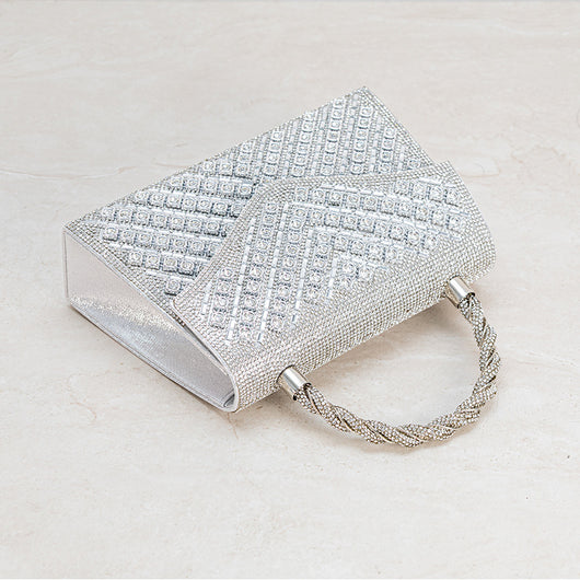 Bolso de Banquete Retro Europeo con Incrustaciones de Diamantes - Elegancia de Lujo - Image 24