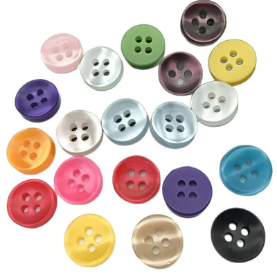 Botón de Resina Perlado Cóncavo de Cuatro Agujeros para Camisas Infantiles - Image 5
