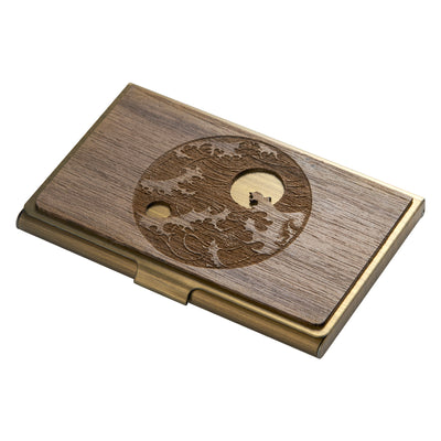 Tarjetero Ejecutivo de Acero Inoxidable y Madera con Grabado Personalizado - Image 7