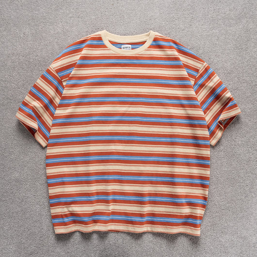Camiseta Holgada de Rayas y Colores Pastel - Image 3
