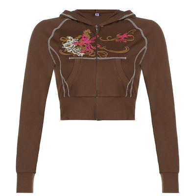 Sudadera con Capucha Personalizada Contraste Retro con Bolsillo - Image 7