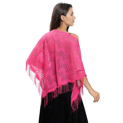 Vestido de Noche con Capa de Encaje y Escote Triangular - Image 16