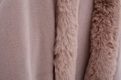 Capa y Chal de Doble Capa con Cuello de Conejo para Otoño e Invierno - Image 12