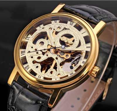 Reloj Mecánico Hombre Estilo Retro Romana con Diseño Hueco - Image 22