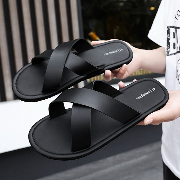 Pantuflas Casuales Cómodas para Hombre - Suela Suave y Ligera