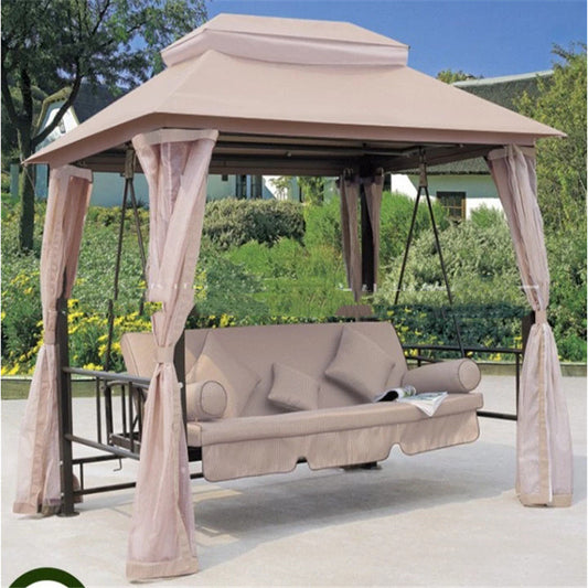Sillón Mecedora de Hierro Forjado para Tres Personas - Ideal para Terrazas y Patios - Image 2