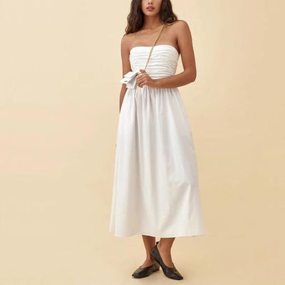 Vestido Largo Plisado con Tirantes Finos - Diseño Veraniego Elegante y Cómodo - Image 6