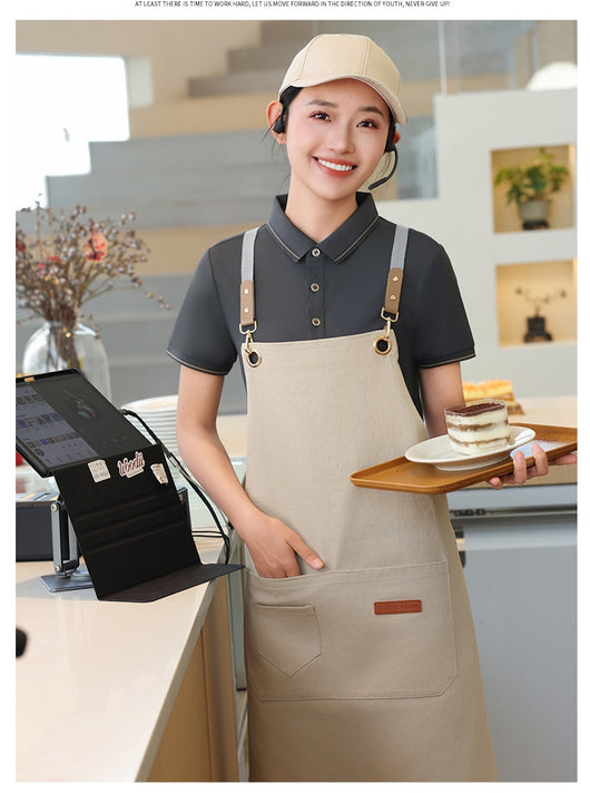 Uniforme Camarero Manga Corta Fresco y Transpirable para Verano - Image 20