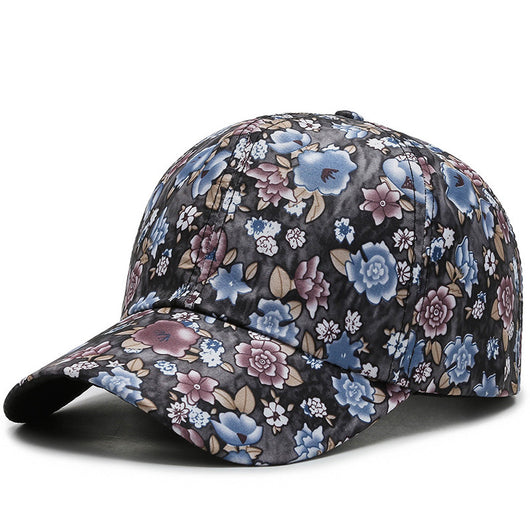 Gorra de Béisbol de Algodón con Flores Pequeñas - Protección Solar Versátil - Image 9