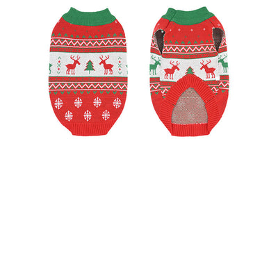Suéter Navideño Cálido para Mascotas - Diseño Festivo Reno y Animales - Image 2