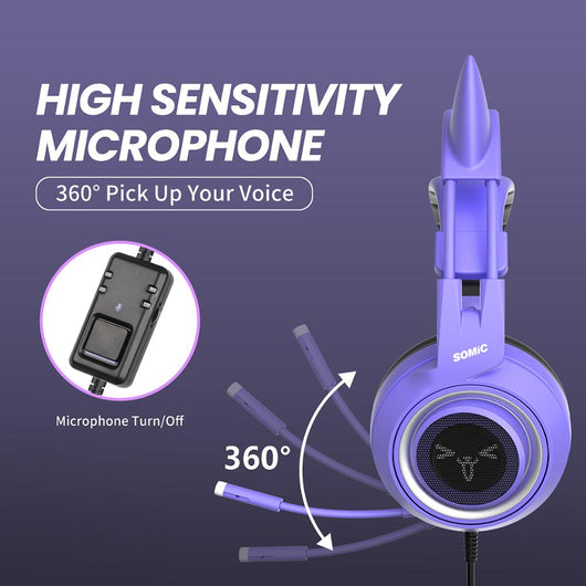Audífonos con Micrófono Cute Heart - Diseño Trendy para Streamers e Influencers - Image 13