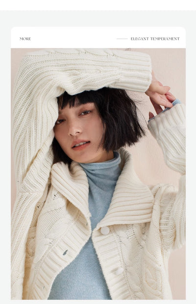 Cardigan Grueso de Algodón Suave - Abrigo Casual Cómodo - Image 12
