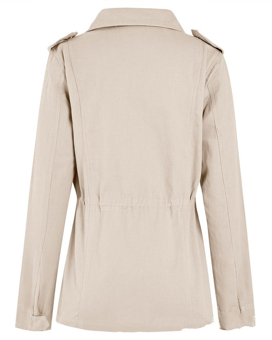 Chaqueta Casual para Mujer con Solapa y Cierre de Cremallera - Image 17