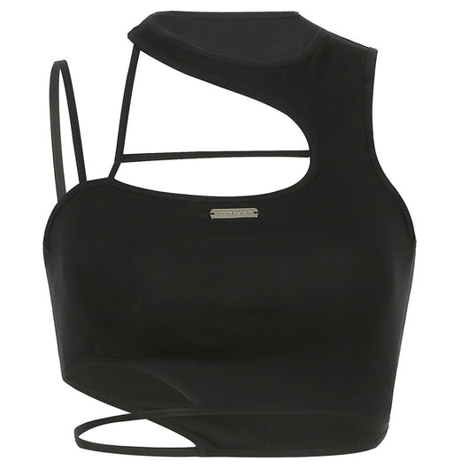 Crop Top Ajustado Cuello Redondo para Mujer - Image 4