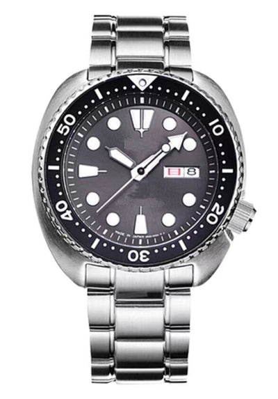 Reloj de Acero Bicolor con Banda Rotativa y Movimiento de Cuarzo - Image 14