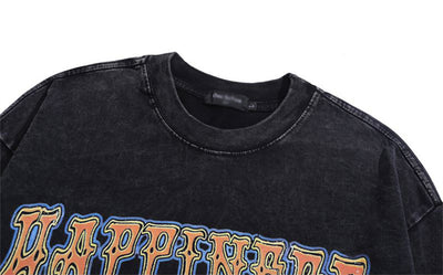 Playera de Manga Larga con Estampado Calavera para Hombre - Image 8