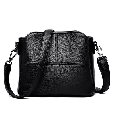 Bolsa de Hombro Retro Estilo Bucket Multicompartimientos Casual - Image 5