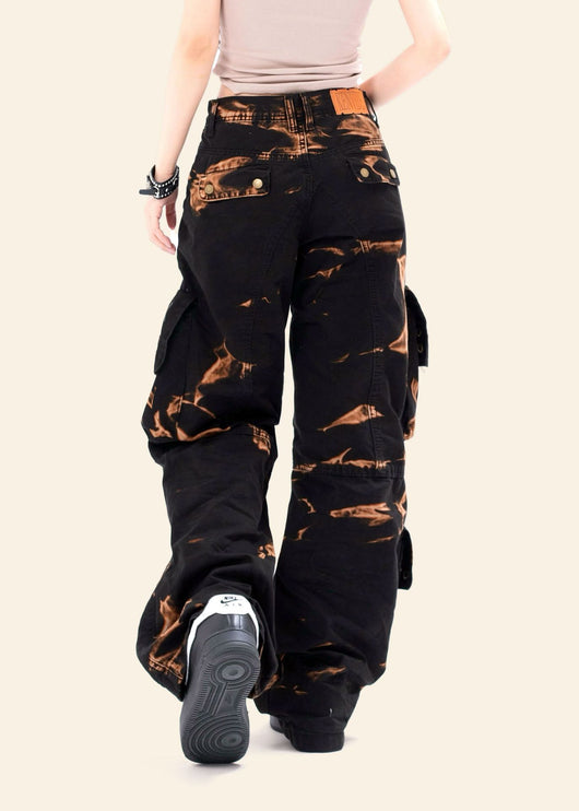 Pantalones Cargo Rectos Oversized Estilo Retro Otoñal - Image 28